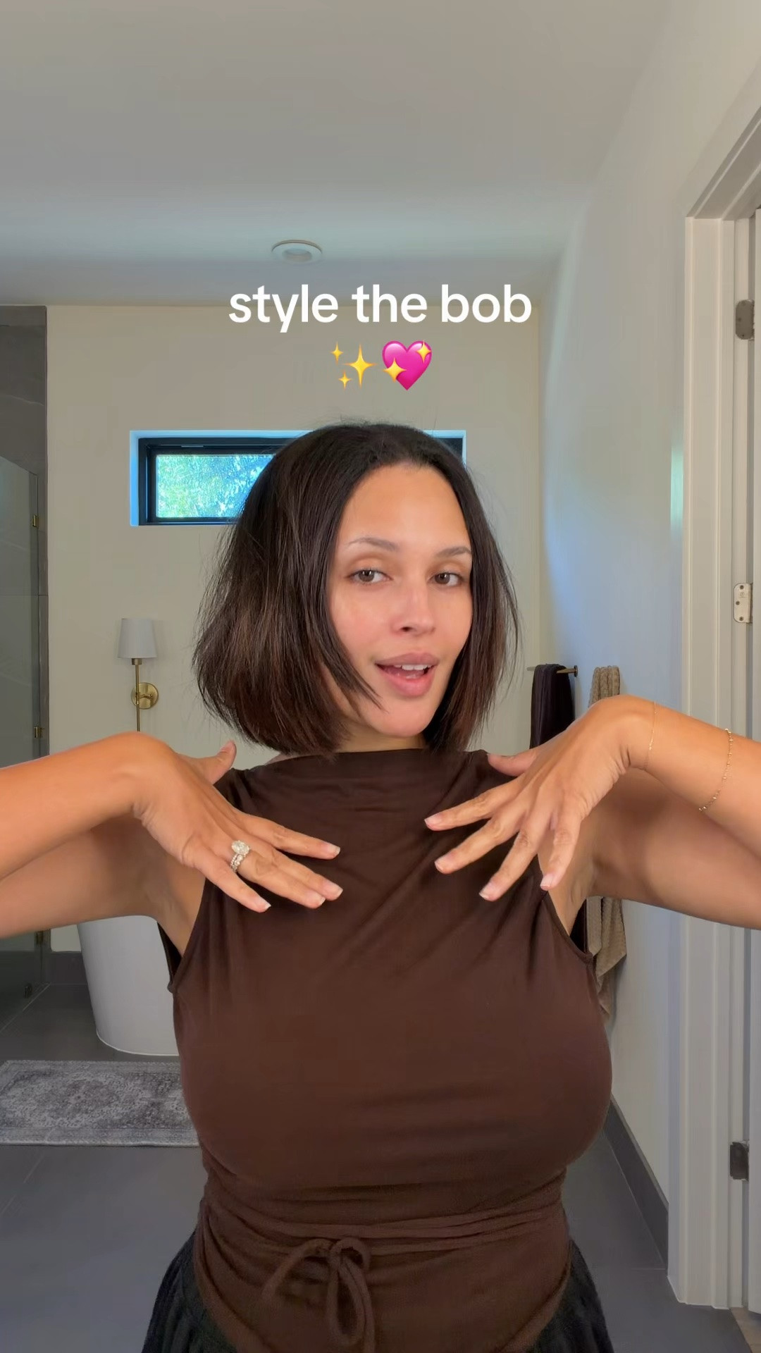 a quick and easy style for a short hairstyle…love the dae hairspray and k18 hair oil for this look!

#LTKBeauty #LTKgrwm