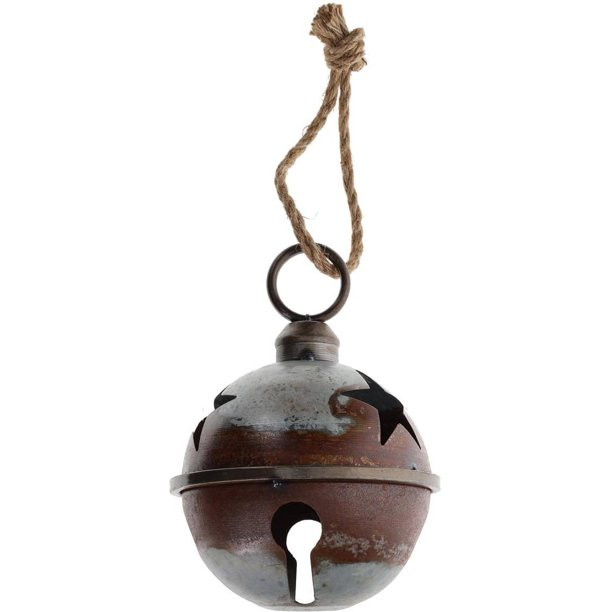 SPC Metal Jingle Bell 7" Rustic Galvinized - Walmart.com | Walmart (US)