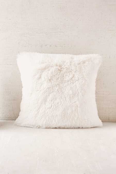 Plum & Bow Faux Fur Pillow | Urban Outfitters US