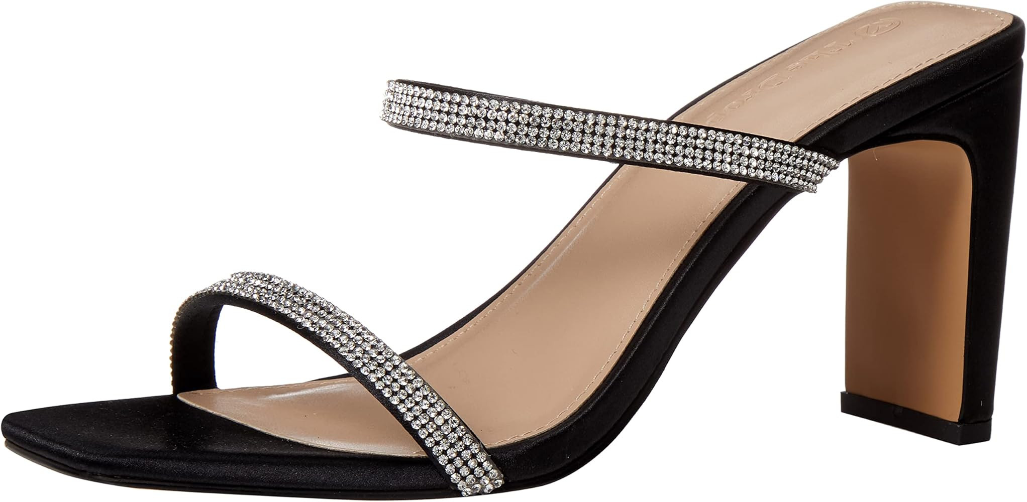 The Drop Women's Avery Square Toe Two Strap High Heeled Sandal | Amazon (US)