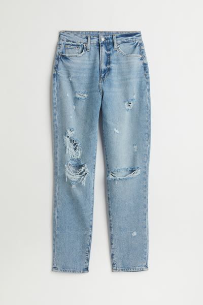 Mom Comfort Ultra High Ankle Jeans | H&M (US)