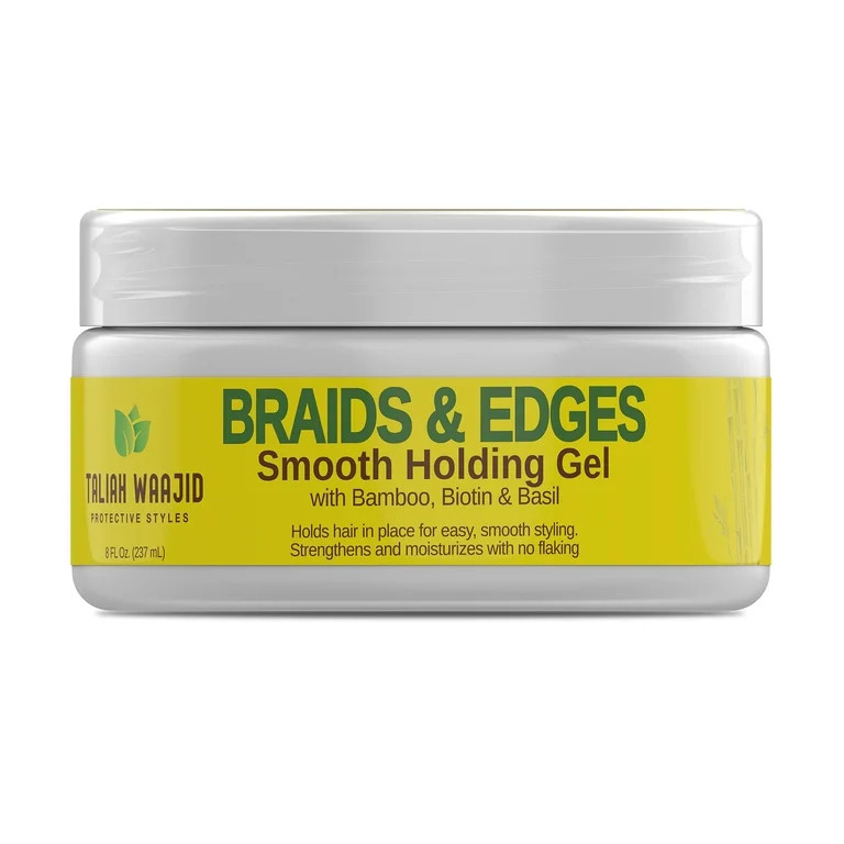 Taliah Waajid Braids Edges Smooth Holding Hair Styling Gel with Frizz Control, 8oz, 1 Piece | Walmart (US)