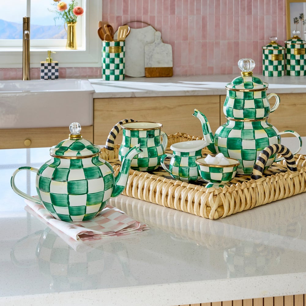 Emerald Check Mug | MacKenzie-Childs