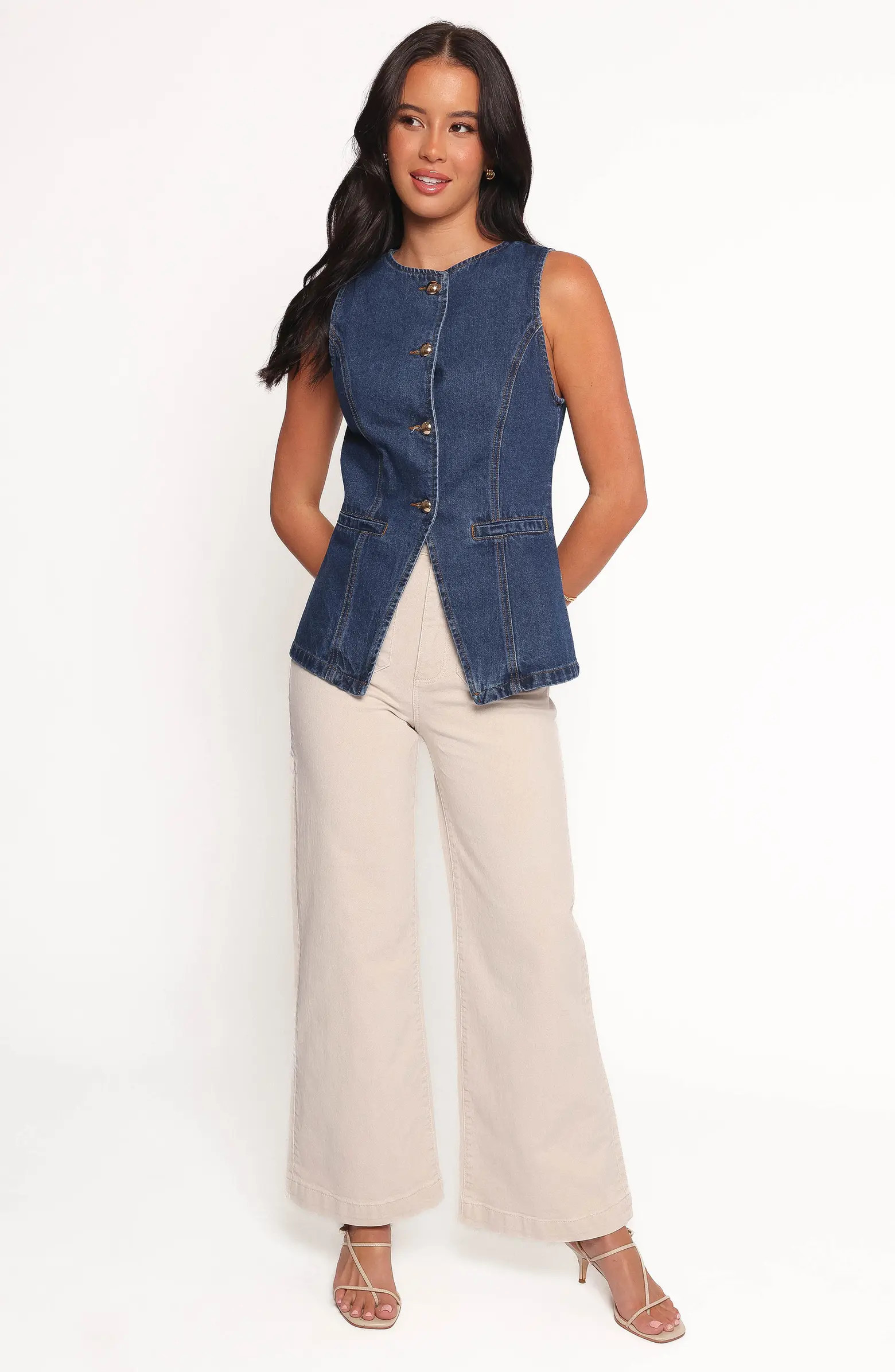 Nessa Denim Vest | Nordstrom