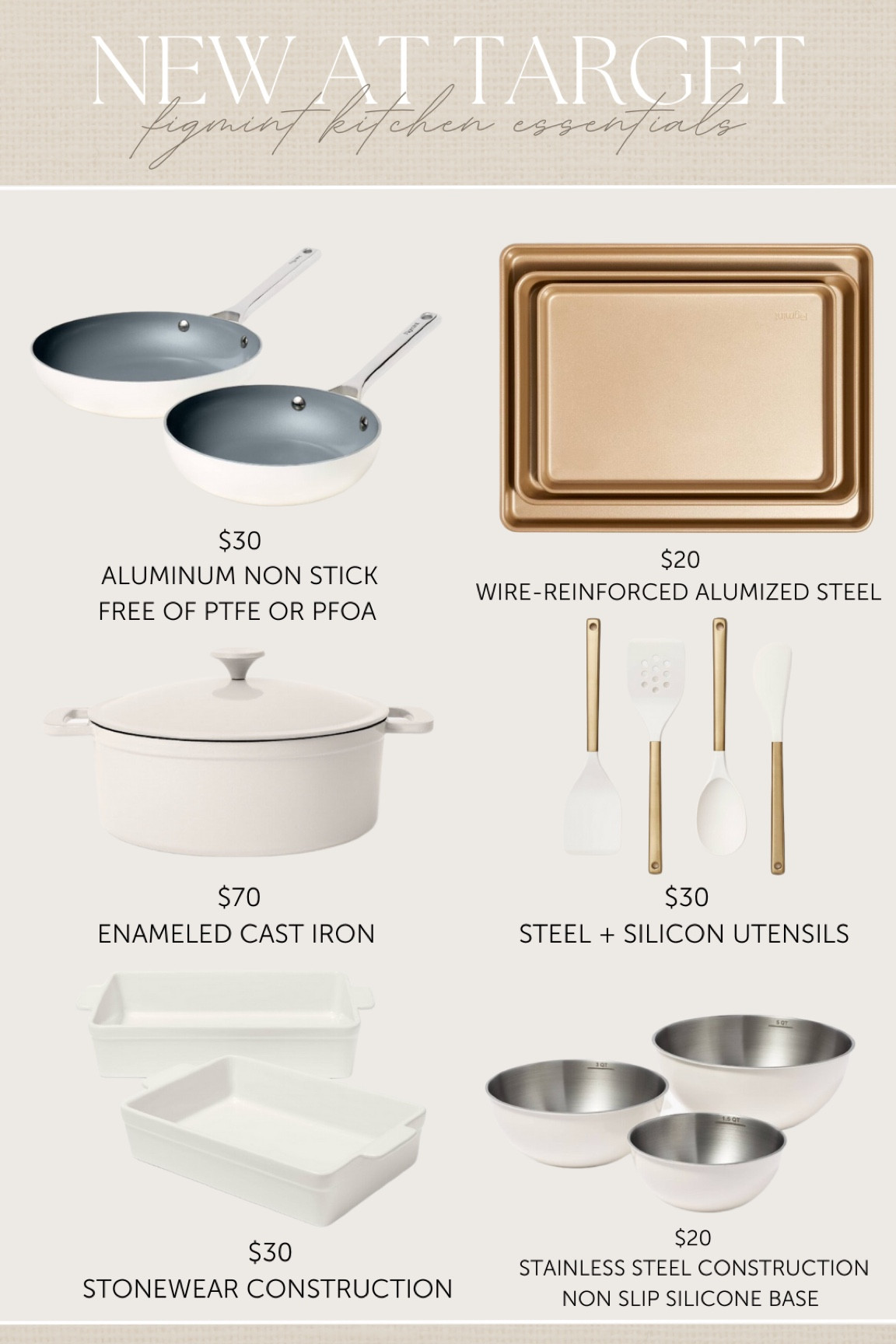New cookware brand at target - figment cookware & kitchen essentials 🍴 #cookware #bakeware #kitchen #cookingutensils #dutchoven #castiron #target #targethome #targetfind #new 

#LTKfindsunder50 #LTKfindsunder100 #LTKhome