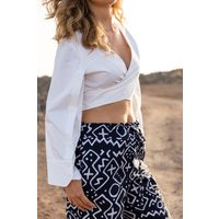 Black & White Waxprint Pants | Etsy (US)