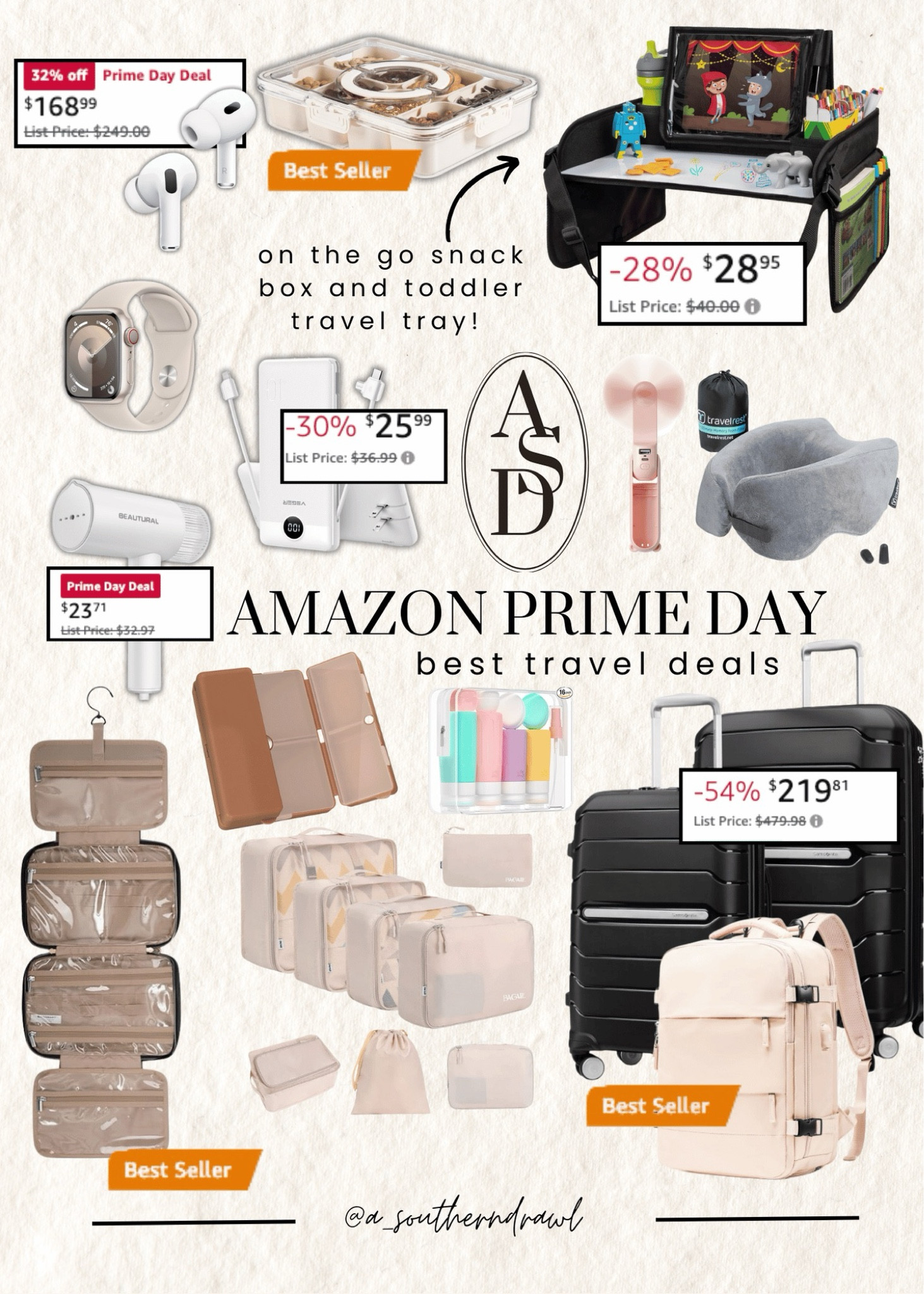 SALE ALERT | Amazon Prime Day Travel Deals

Amazon prime day, prime day deals, best of prime day deals, best of Amazon deals, summer travel, back to school, back to college, travel makeup bag, AirPods, Apple Watch, toddler travel essentials 

#LTKTravel #LTKSaleAlert #LTKHome