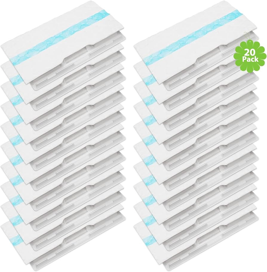 20 Pack for Shark VACMOP Disposable Hard Floor Vacuum and Mop Pad Refills for Shark Vacmop Pro VM... | Amazon (US)
