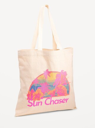 Printed Canvas Tote Bag for Women | Old Navy (US)