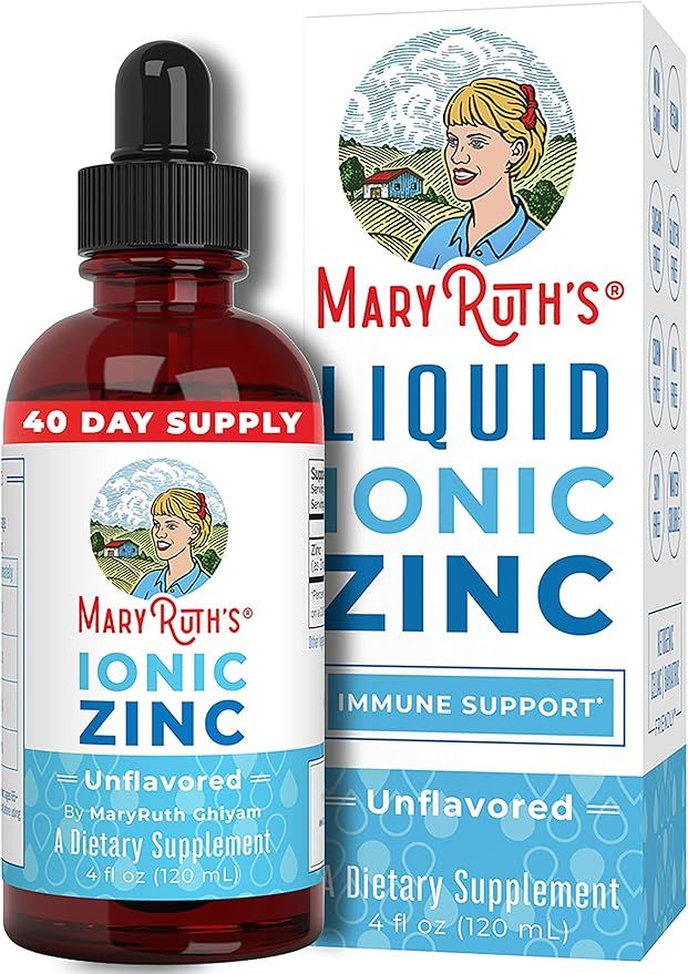Zinc Supplements for Immune Support | Ionic Zinc for Kids & Adults | Liquid Zinc Supplement |40 D... | Amazon (US)