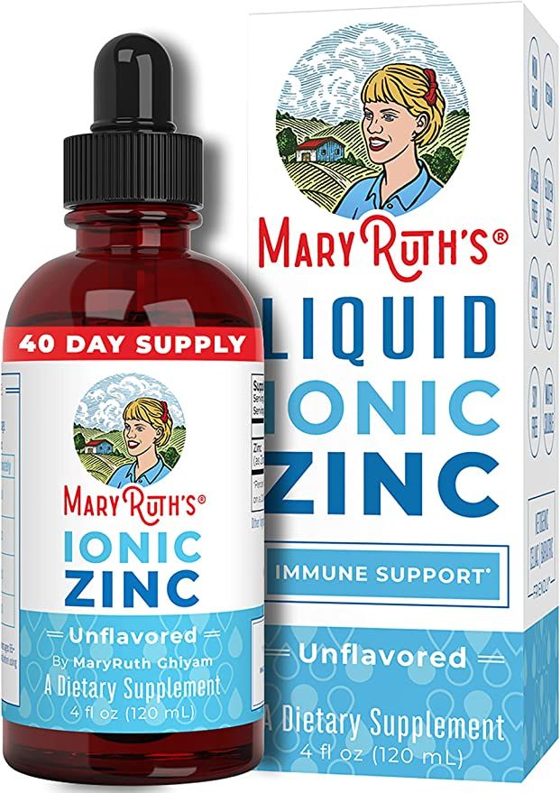 Zinc Supplements for Immune Support | Ionic Zinc for Kids & Adults | Liquid Zinc Supplement | 40 ... | Amazon (US)