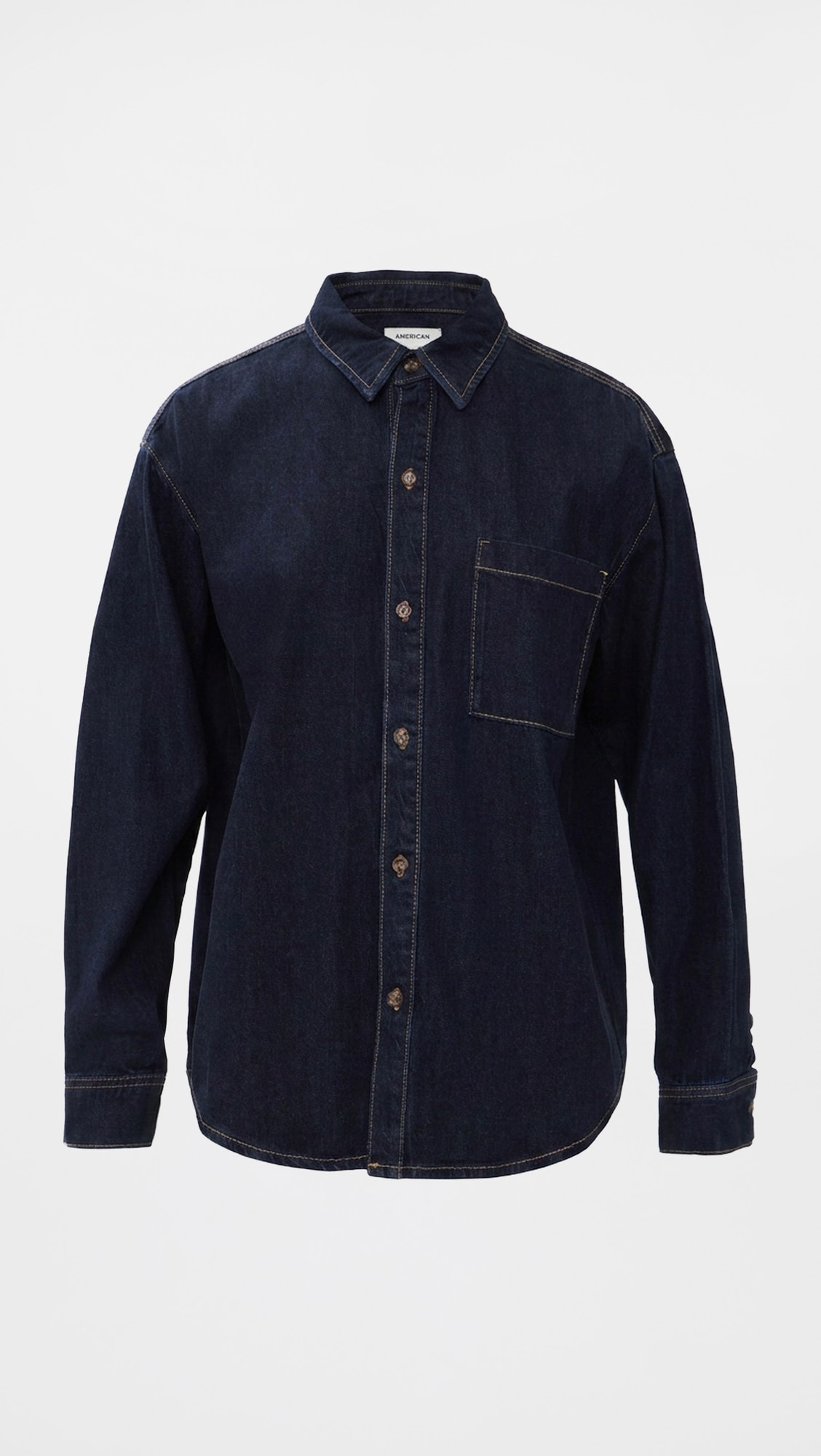 Good American The Denim Oversized Button Down Shirt | Shopbop | Shopbop