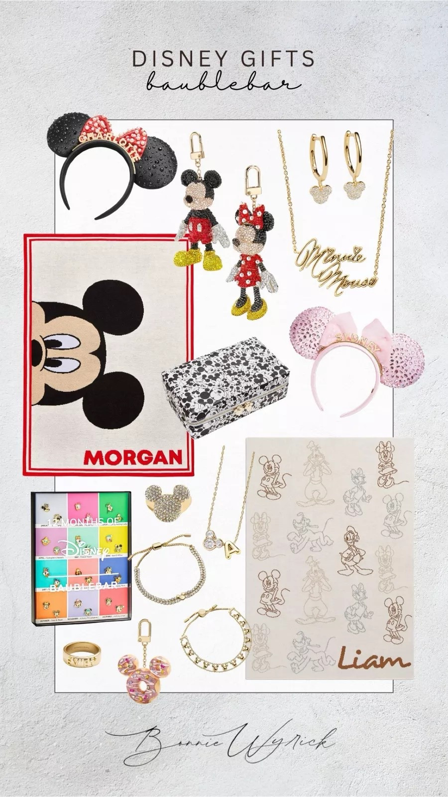 Disney gifts from Bauble Bar - - - Disney ears, Minnie ears, Disney jewelry, Disney accessories, Disney trip, Disney blanket, gifts for kids #LTKGiftGuide
_
-
-
Disney Accessories, Disney Gifts, Bauble Bar Gifts, Gifts for Kids, Gifts for Disney 

#LTKTravel #LTKFamily #LTKSeasonal