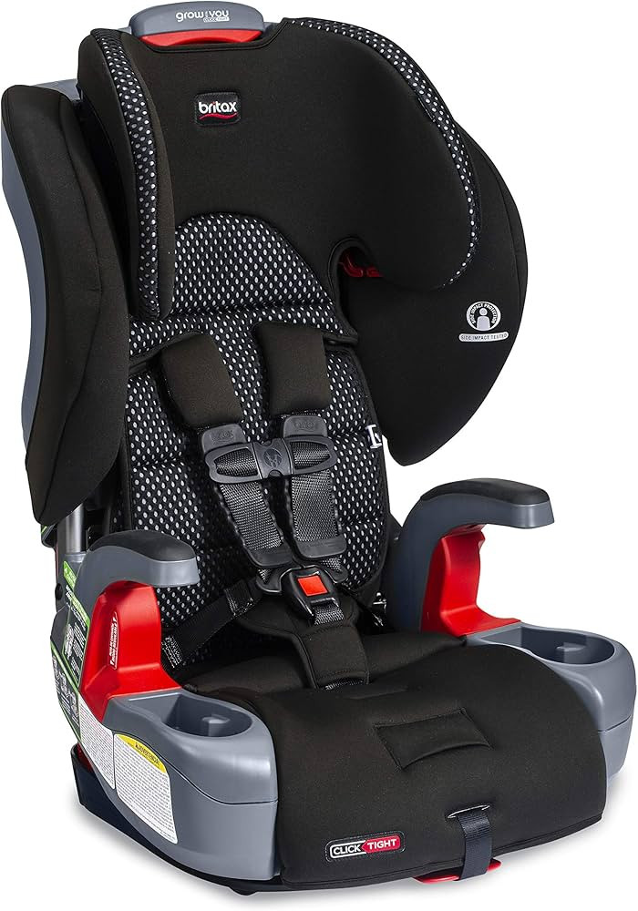 Britax Grow with You ClickTight Harness-2-Booster Car Seat, Cool Flow Gray | Amazon (US)