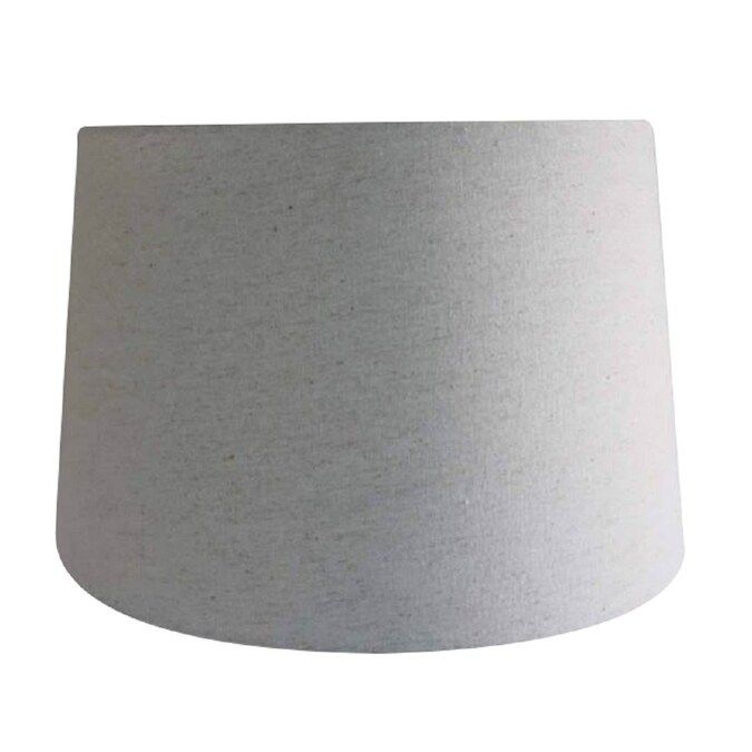 allen + roth 10-in x 15-in Natural Fabric Drum Lamp Shade Lowes.com | Lowe's