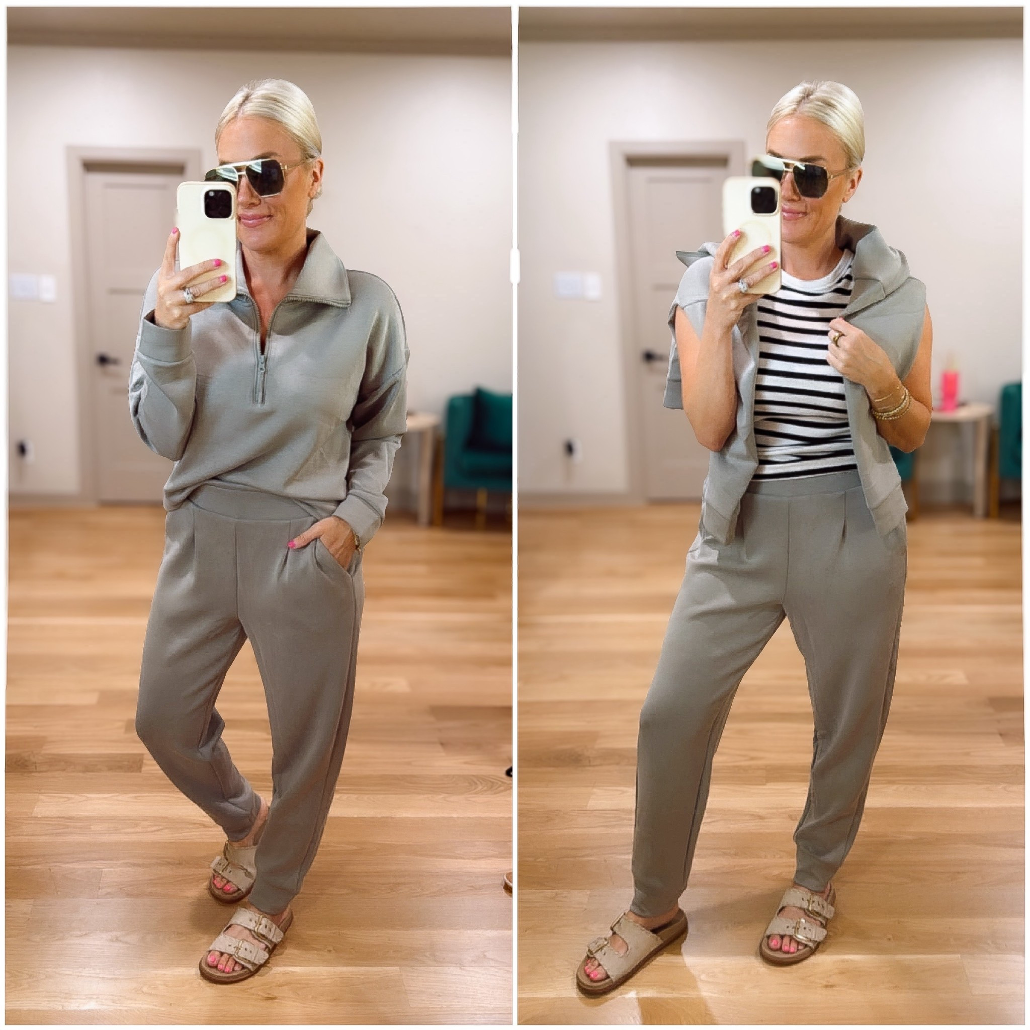 Basic neutral fall workwear outfit inspo that’s perfect for back to school! 