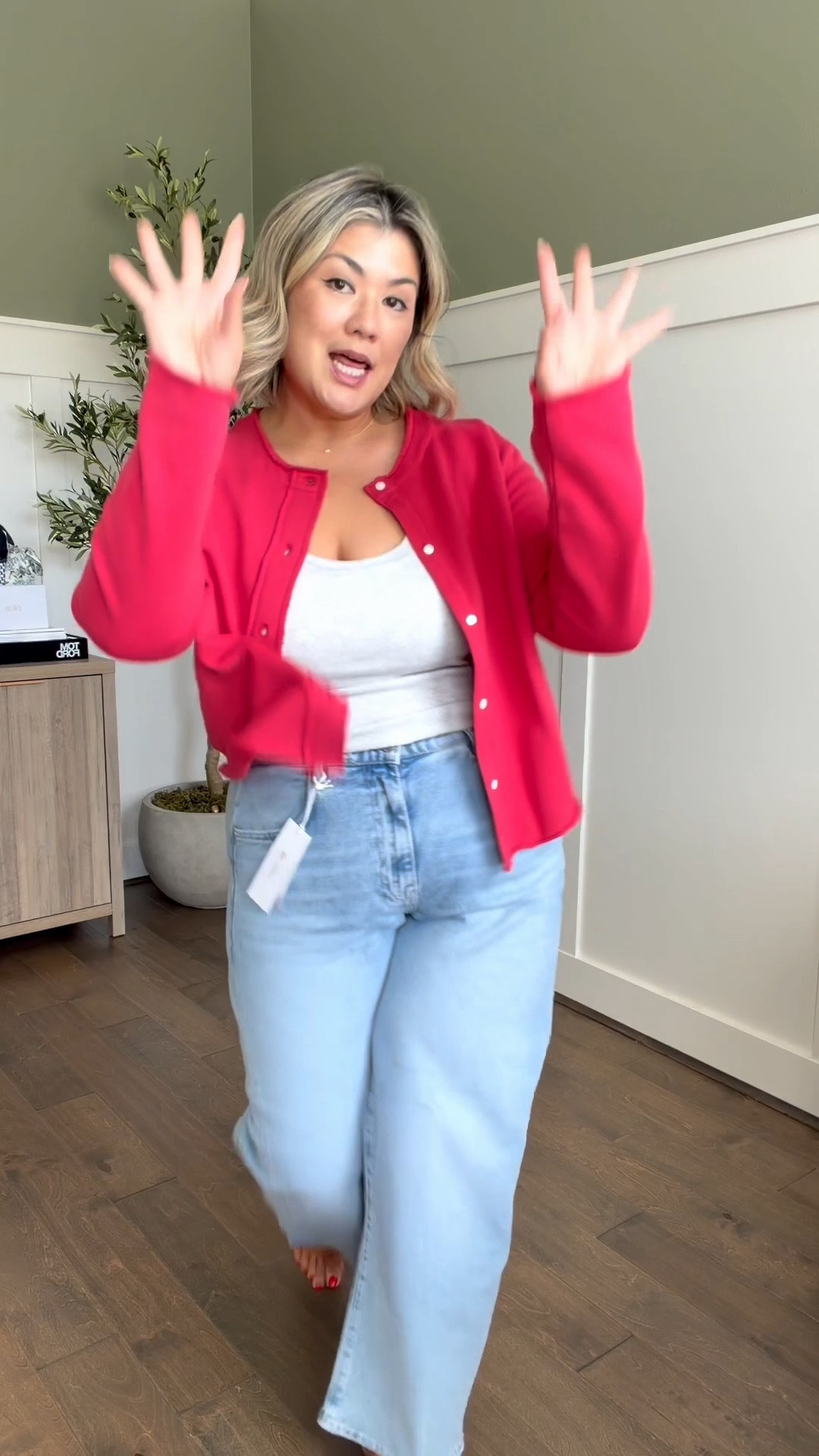 These jeans are quite literally my alternate ego!. I had hesitations going into it, but you know that moment the jeans actually slipped right over your behind perfectly? Yeah, I had that experience with these jeans!

They fit my curvy body perfectly and I think you will love them if you are similarly shaped to me. I love the Hattie silhouette so I had to give these a chance, especially since they are 40% off at the moment.

I always size up to a 33 in the Hattie silhouette so that I have enough room in the lower tummy if they are rigid jeans. I sized up to a 33 in these particular jeans and I have zero regrets. They fit perfectly!

Where are these now and into fall and winter! They are the perfect relaxed, very slight barrel shape jeans. I plan on wearing these with my sneakers, ballet flats and also with sandals as we finish out the rest of summer.

#LTKootd #LTKSaleAlert #LTKMidsize