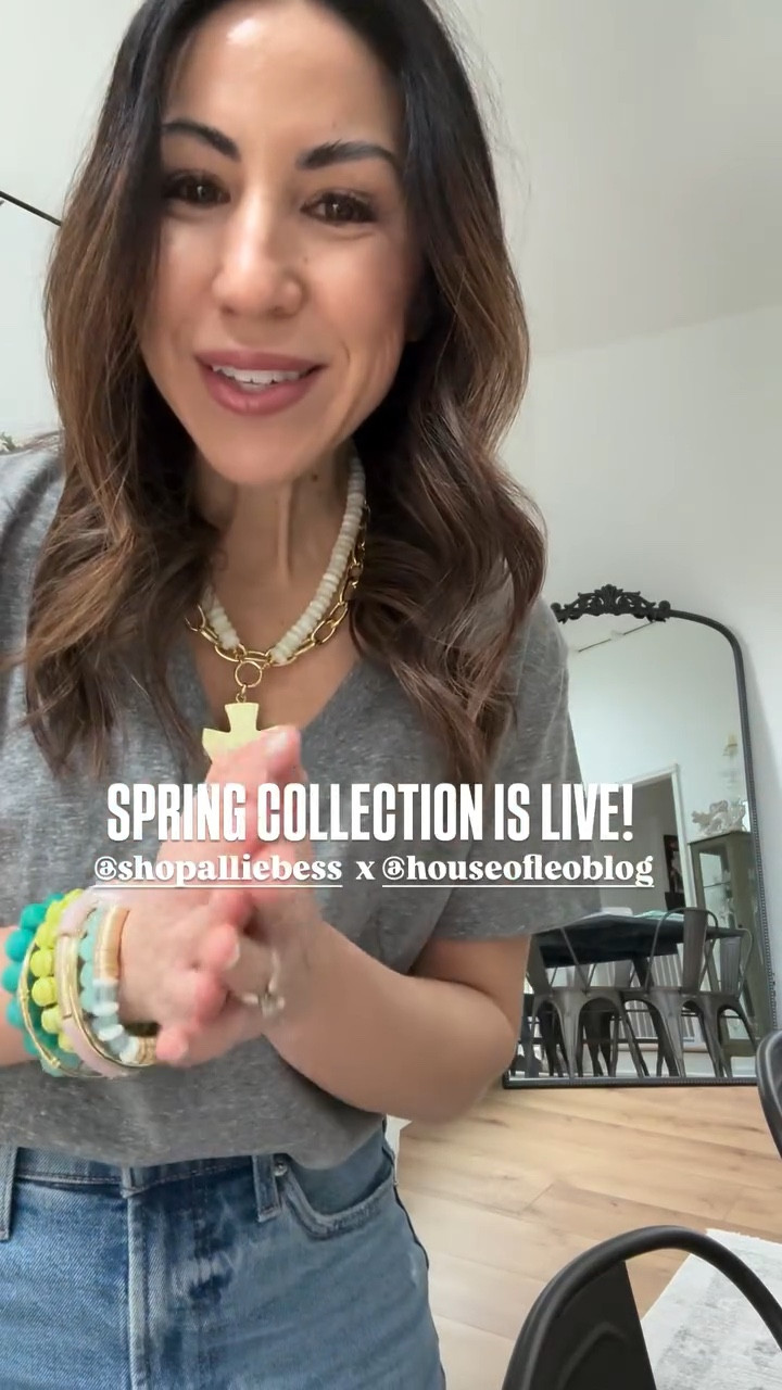Code: HOUSEOFLEO20. It’s live! My spring jewelry collection with @shopalliebess is finally available to shop.

Spring jewelry, spring, bracelets, beaded bracelets, bracelet stack, cross charm, cross necklace, statement necklace.



#LTKOver40 #LTKSaleAlert