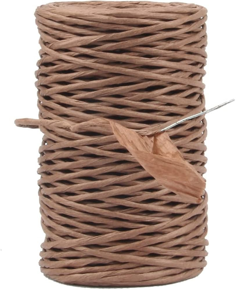 Floral Wire, Rustic Paper Wrapped Wire 2mm 14 Gauge 164 Feet Waterproof Paper Wrapping Rope for F... | Amazon (US)