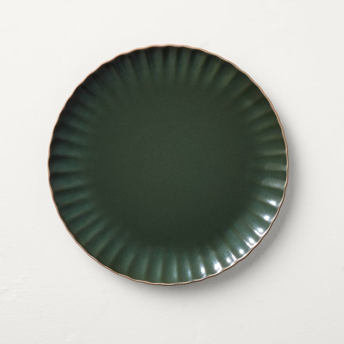 8.5" Scallop Stoneware Salad Plate Green - Hearth & Hand™ with Magnolia | Target