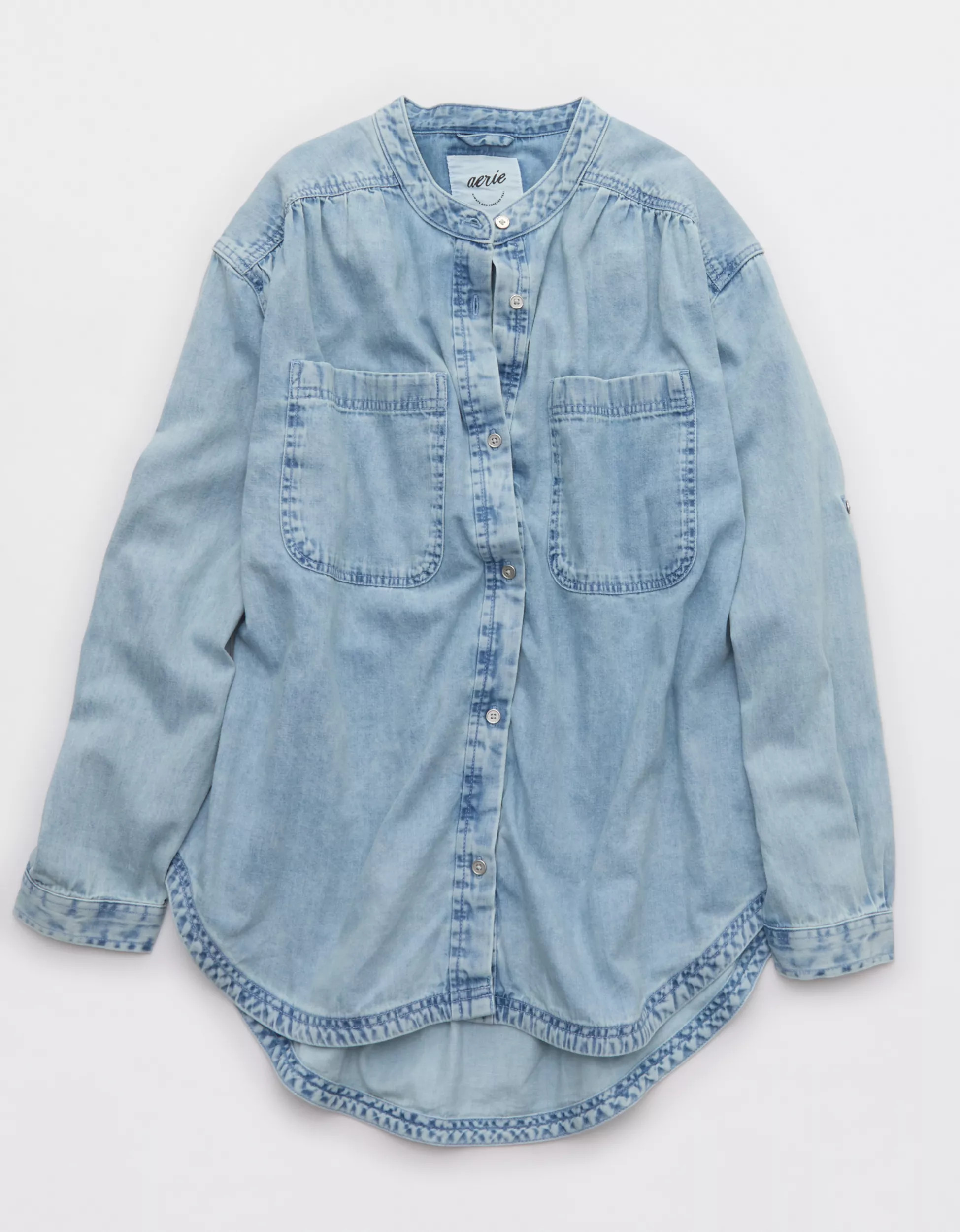 Aerie Roll With It Button Down Shirt | Aerie