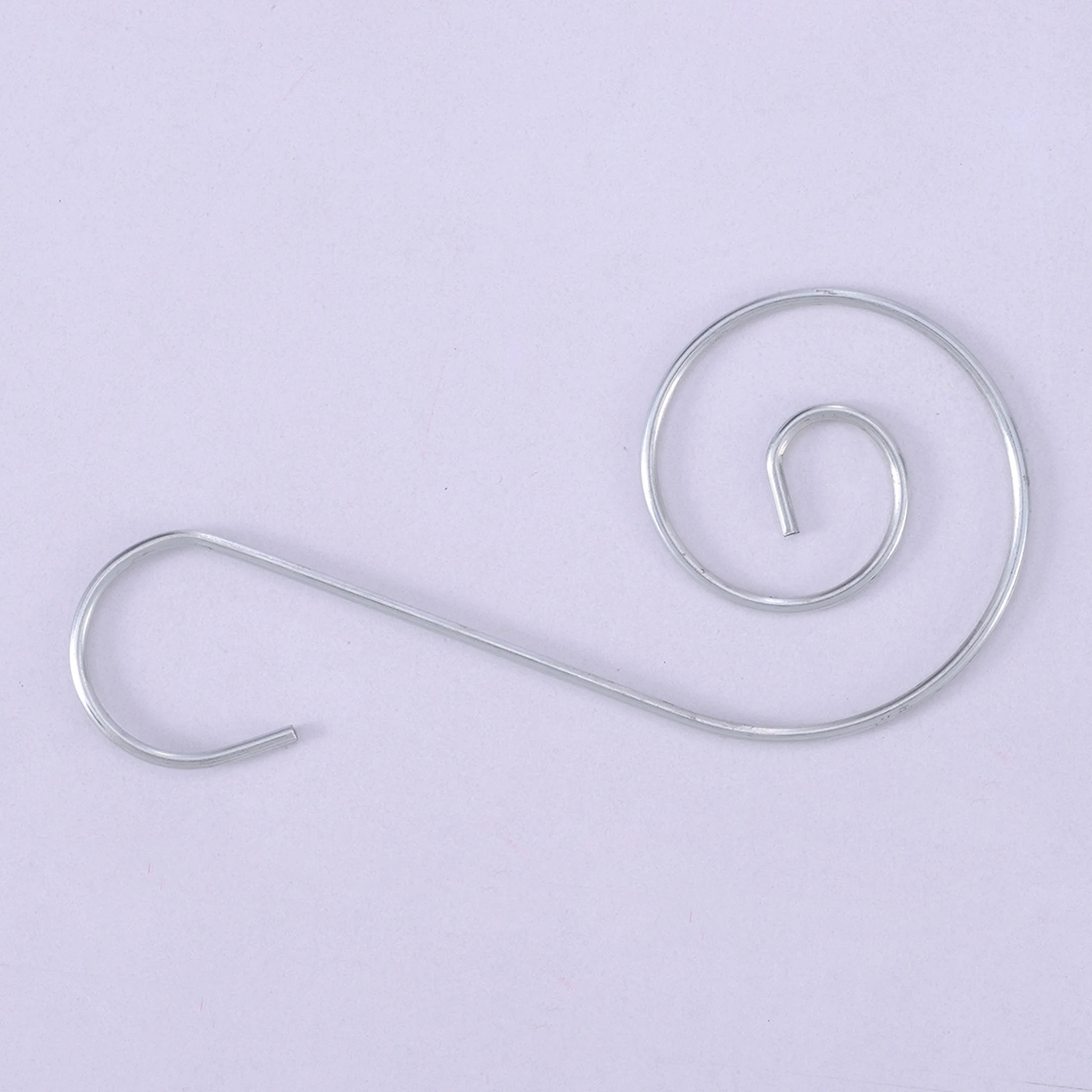 Holiday Time 15-Count Large Spiral Christmas Ornament Hooks, Silver - Walmart.com | Walmart (US)