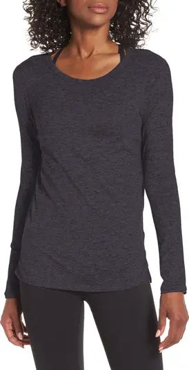 Liana Long Sleeve Recycled Blend Performance T-Shirt | Nordstrom