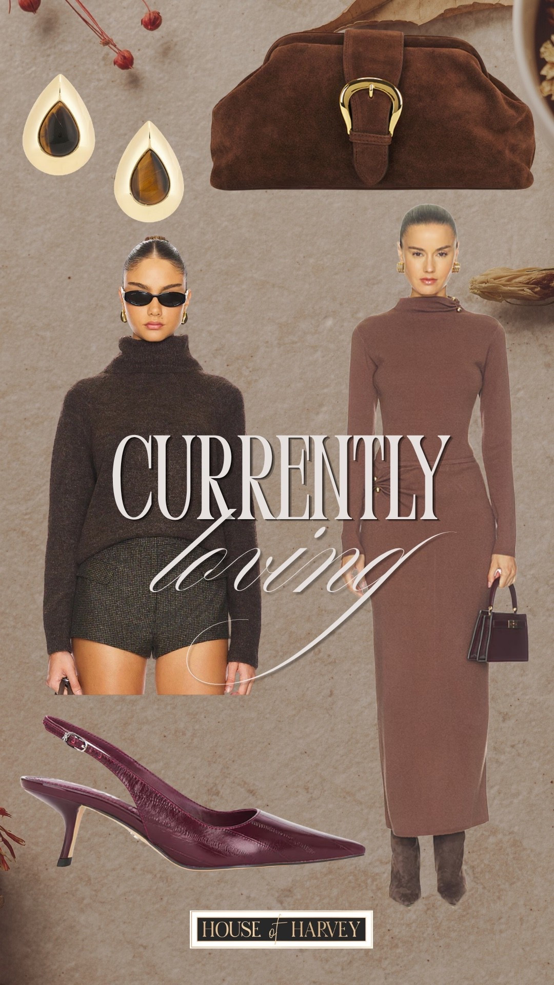 CURRENTLY LOVING—all of these picks from Revolve are so trendy and perfect for fall! I have a knit maxi dress, mock neck sweater, brown suede clutch bag, burgundy kitten slingbacks, and statement earrings. All linked ⬆️

#ltkcreator #ltkfinds #ltkwatchnow #revolve #revolvepicks #fall #falloutfits #fallfashion #suede #sweater #espressobrown #burgundy