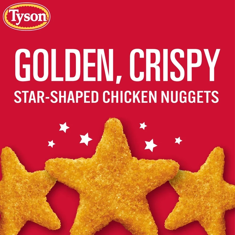 Tyson Chicken Nuggets, Celebrating USA 250 Years, 27 oz (Frozen, Fully Cooked) | Walmart (US)