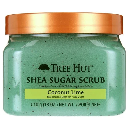 Tree Hut Coconut Lime Shea Butter Sugar Body Scrub, 18 oz | Walmart (US)