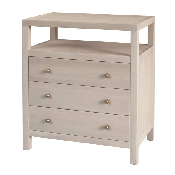Celine 27" 3-Drawer Nightstand | Joss & Main
