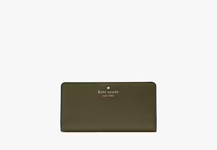 Madison Large Slim Bifold Wallet | Kate Spade Outlet