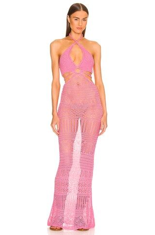DUNDAS x REVOLVE Maia Maxi Dress in Pink from Revolve.com | Revolve Clothing (Global)