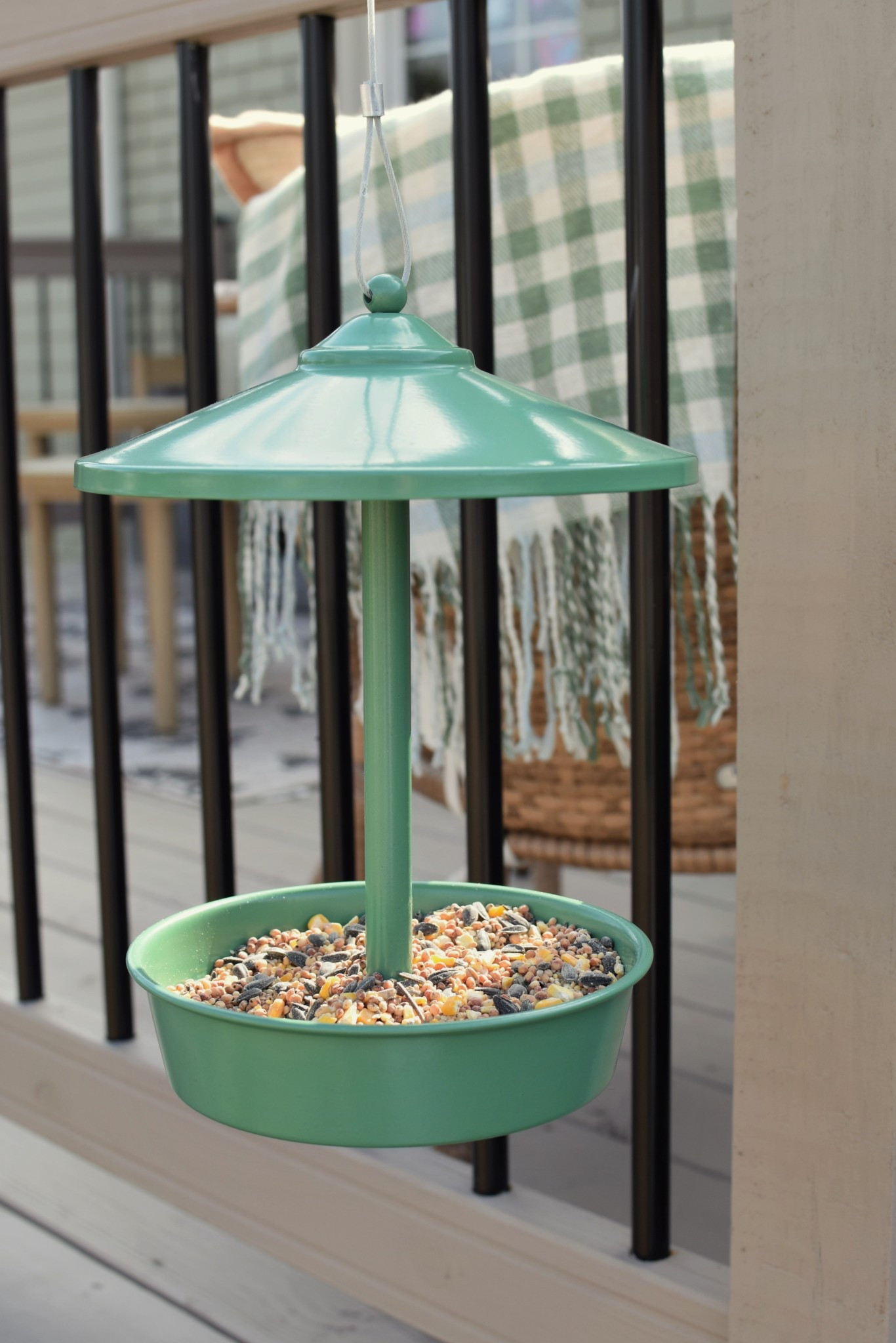 The prettiest green platform bird feeder. Love the soft green!

#LTKHome