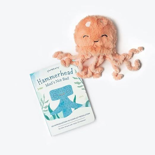 Slumberkins Mads Not Bad Board Book &Jellyfish Mini Set| Supports Conflict Resolution & Social Em... | Amazon (US)