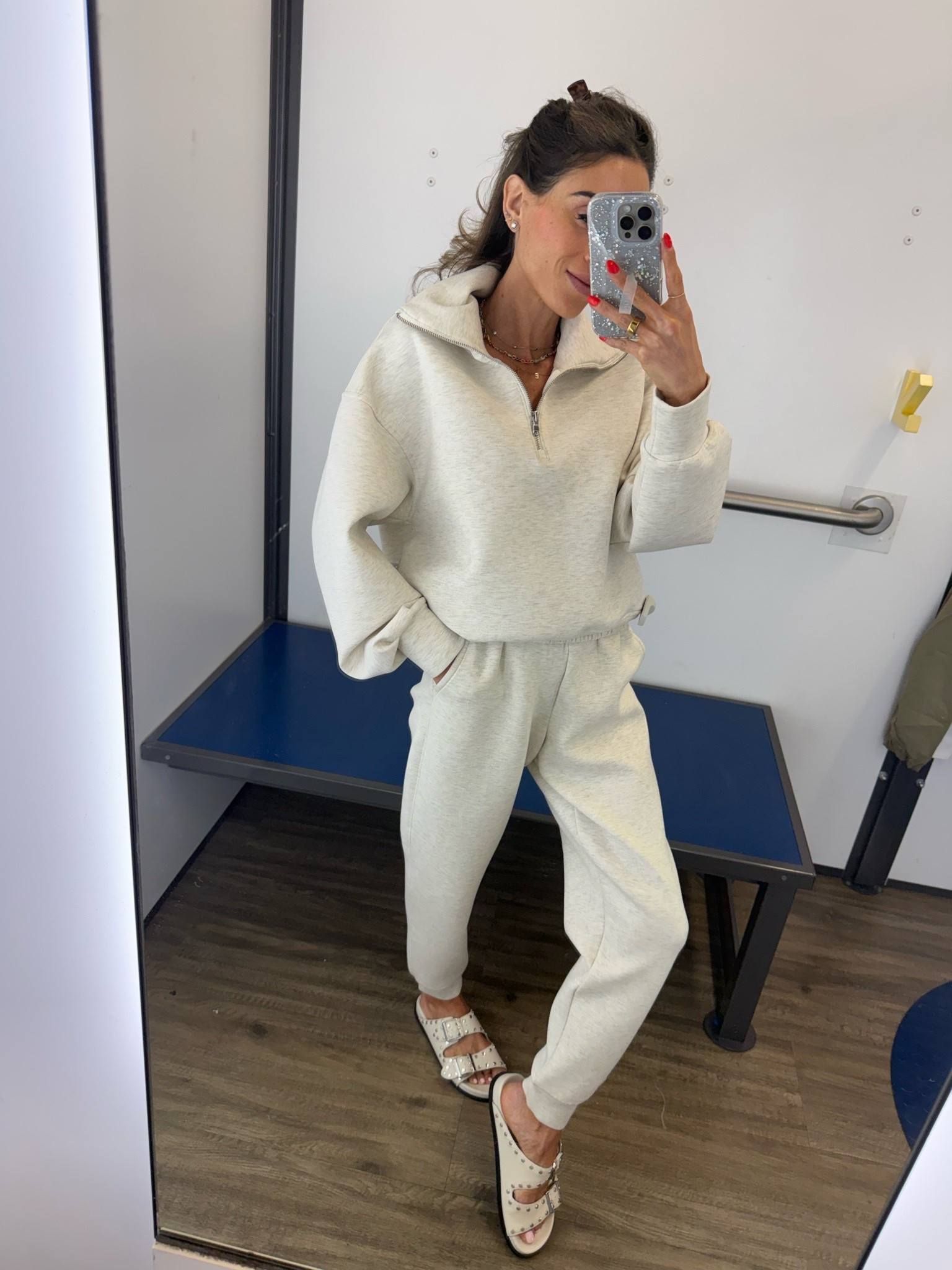 A matching set that looks just like Spanx or Lululemon wearing smallest size

#LTKPetite #LTKSaleAlert #LTKootd