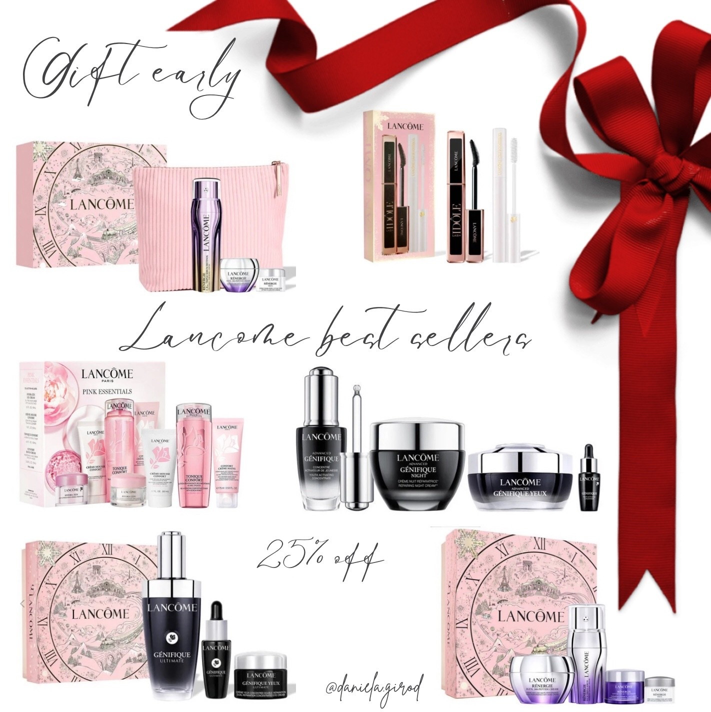 Gift guide - early gift ideas for the beauty lover. Lancome best sellers 25% off now 

#LTKstyletip #LTKbeauty #guitguide #giftideas #beautyfinds #salealert


#LTKFindsUnder100 #LTKGiftGuide #LTKHoliday