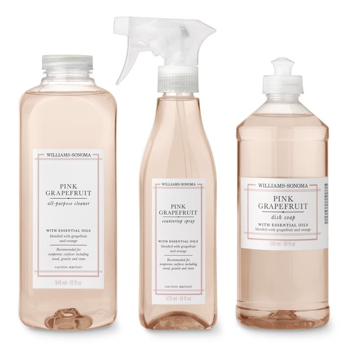 Williams Sonoma Pink Grapefruit Cleaning Set | Williams-Sonoma