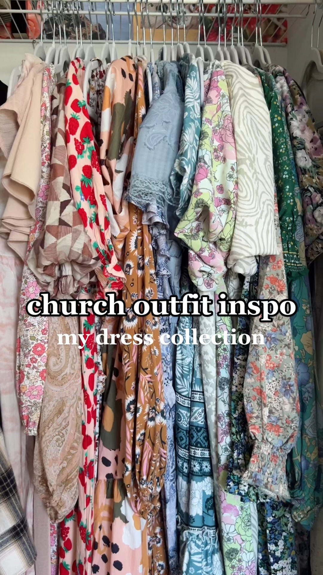 my dress collection for church 

