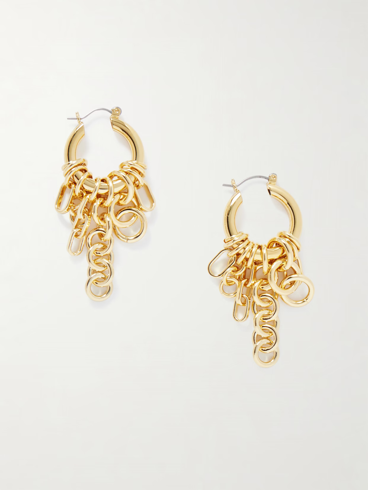 Laura Lombardi - Sabbia Gold-plated Hoop Earrings - One size | NET-A-PORTER (US)