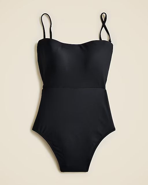 Cutout tie-back one piece | J.Crew US