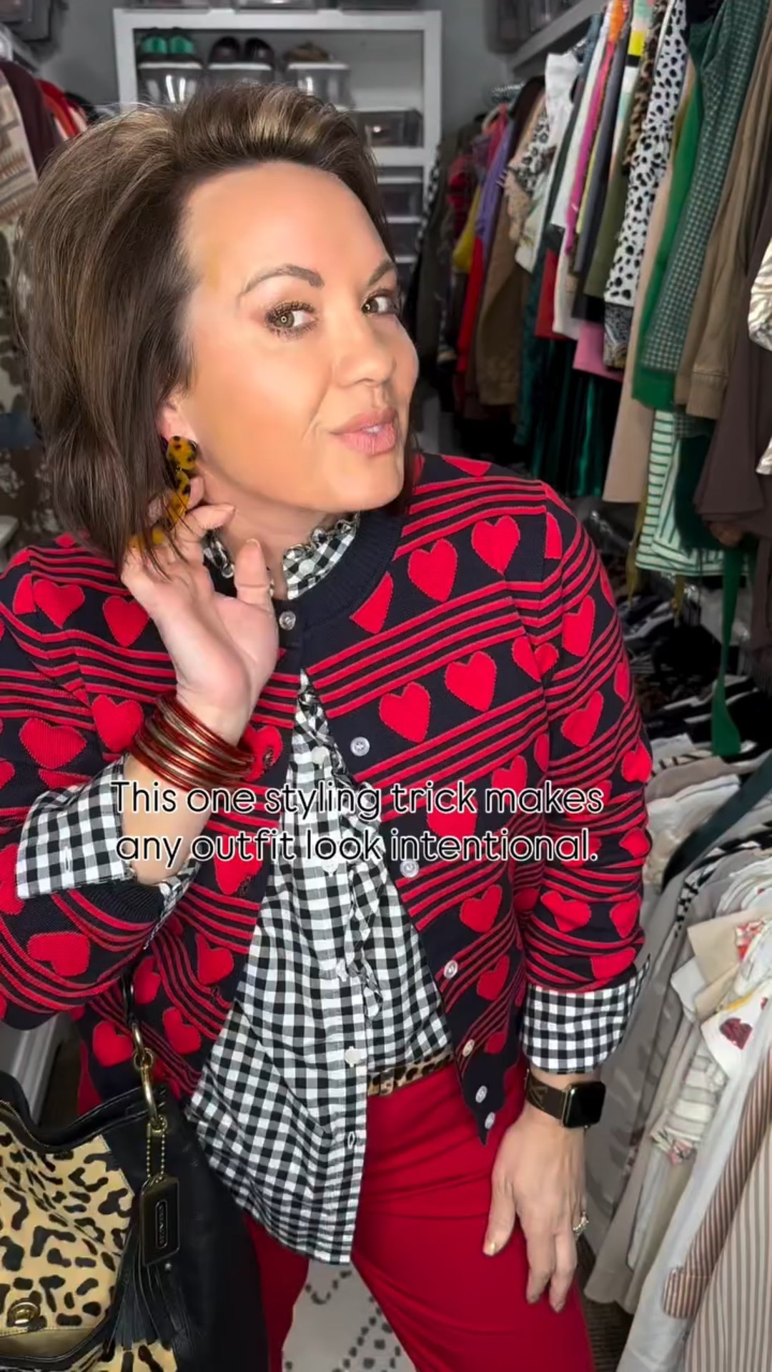 Thoughtful layers are the secret to making an outfit work harder—without buying more clothes.

If you’ve ever asked yourself “Why does my outfit still feel blah?” the answer is usually contrast and structure. A statement cardigan instantly elevates classic pieces like striped pants, a simple top, and flats—giving you polish without sacrificing comfort.

This is my go-to formula for busy mornings:
✔ statement layer
✔ comfortable bottoms
✔ one intentional color repeat

It works for school drop-off, meetings, errands, and real life.

Save this for the next time your outfit needs something but you don’t know what.

layered outfit ideas, statement cardigan outfit, striped pants outfit, comfortable chic style, everyday polished look, outfit formula for busy women, mom style over 40, wearable color, closet staples

⸻

#LayeredStyle
#Over40Style
#EverydayChic
#MomStyle
#WearableFashion

#LTKootd #LTKSeasonal #LTKOver40