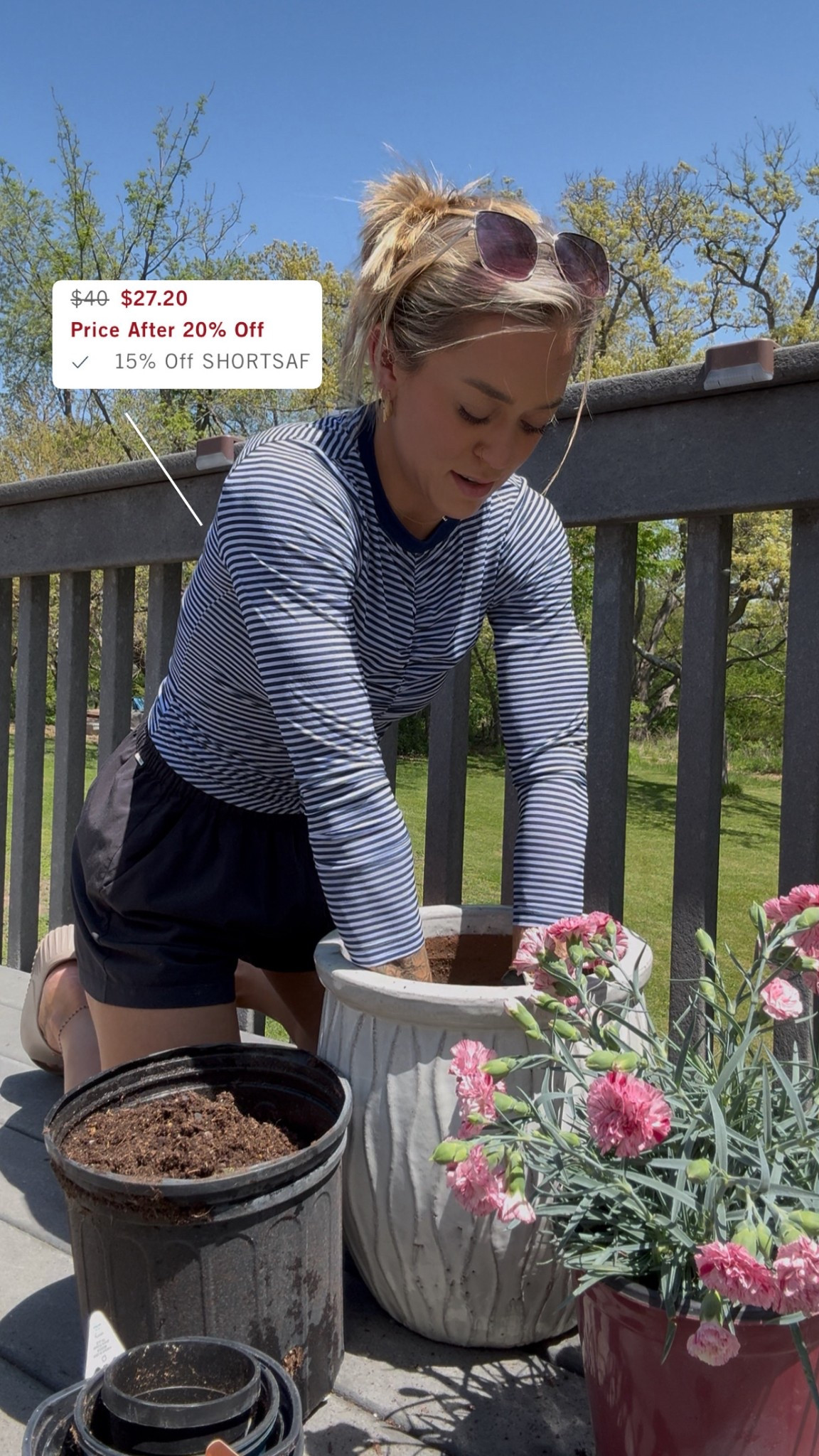 My top today is on sale! SUPER lightweight & comfy! Comes in two more colors 🤎 in the small! 

Abercrombie sale / spring / ypb / hunter sandals / Vuori Villa short / Holley Gabrielle 

#LTKActive #LTKSaleAlert #LTKFindsUnder50