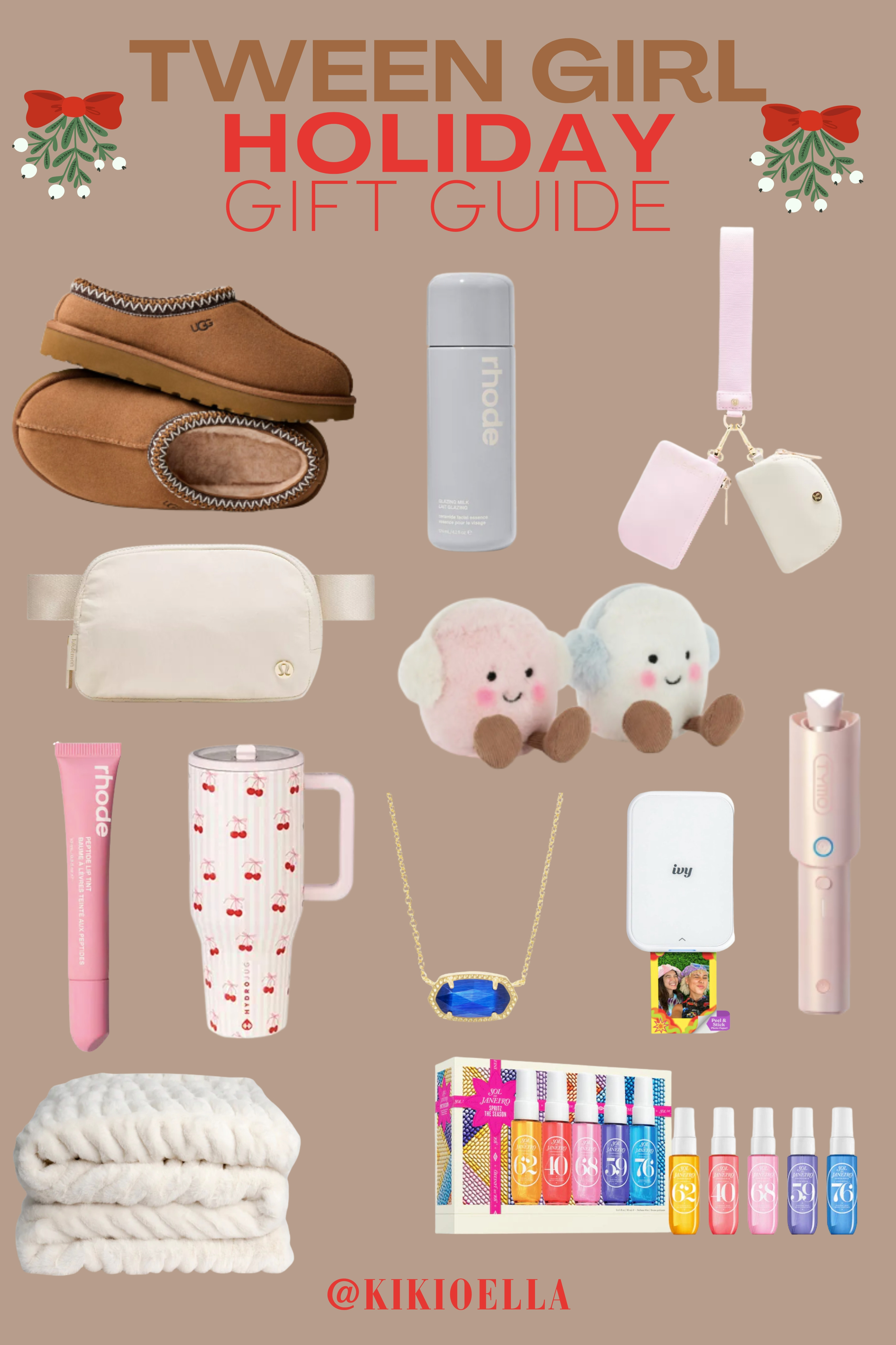 Early holiday gifts for tween girls 🎁🌸 portable printer, necklace, cozy fashion + easy hair waves 🎀✨ 

 #LTKSeasonal #LTKKids #LTKFamily