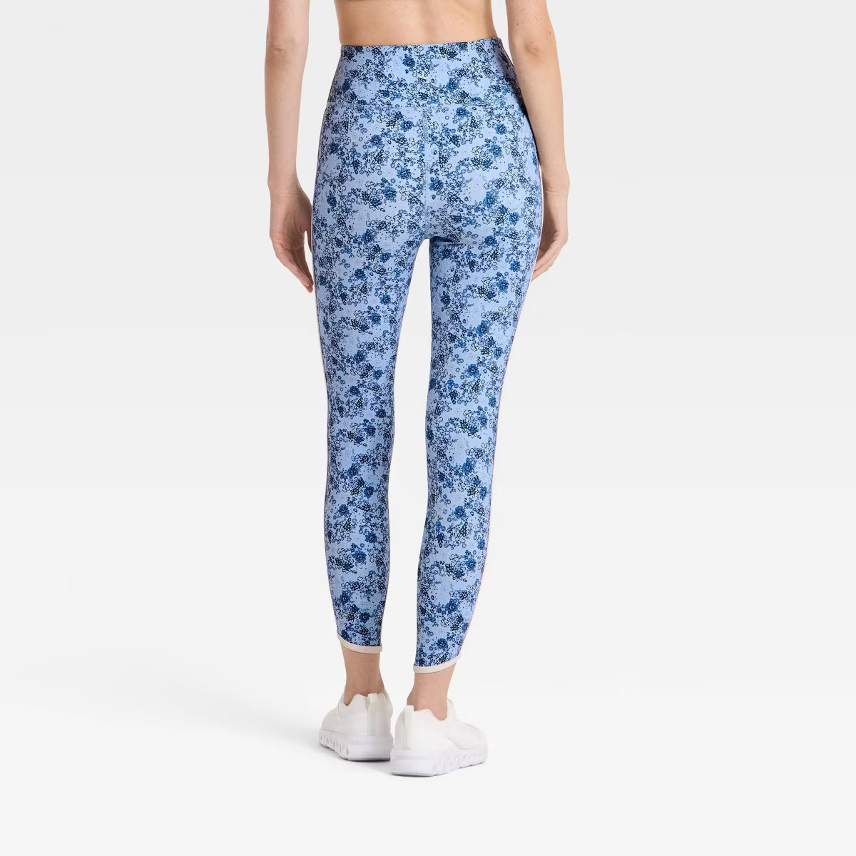 Women's Floral Print High-Rise Piped Leggings - JoyLab™ | Target