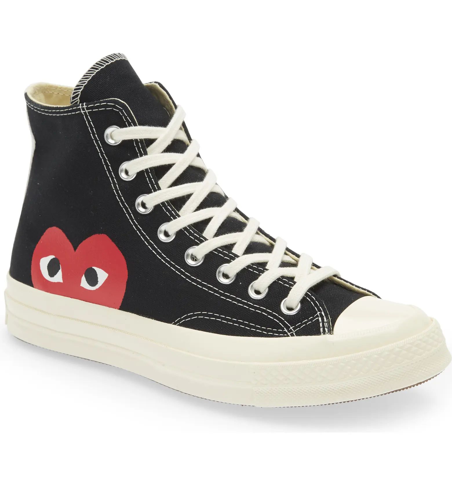 Comme des Garçons PLAY x Converse Chuck Taylor® Hidden Heart High Top Sneaker | Nordstrom | Nordstrom