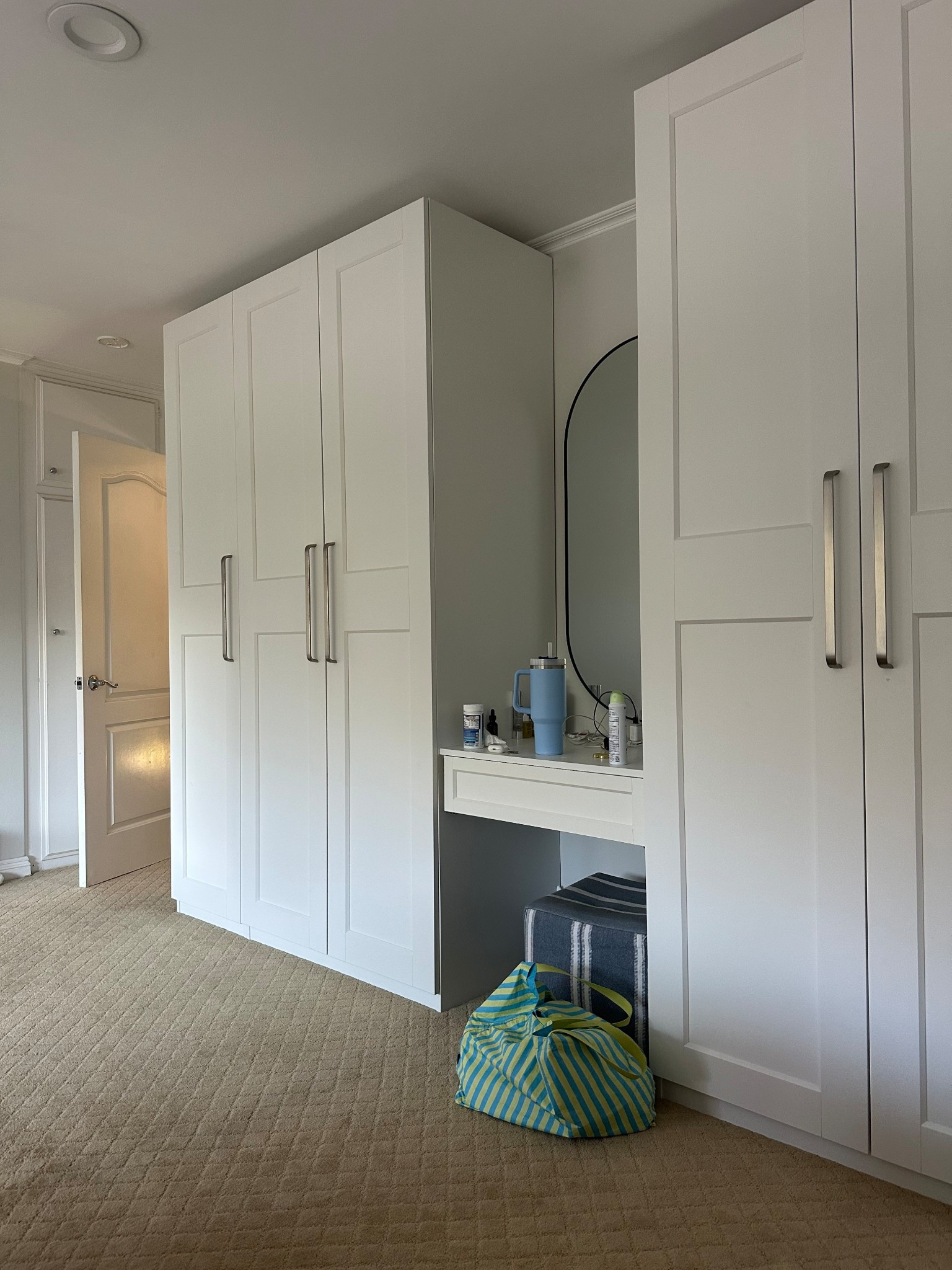 Installing these ikea modular cabinets in our master bedroom was by far one of the best decisions we made to make the space in the room more functional. The whole design of the bedroom is still a work in progress but it’s getting there!

#LTKHome #LTKdayinmylife #LTKgrwm