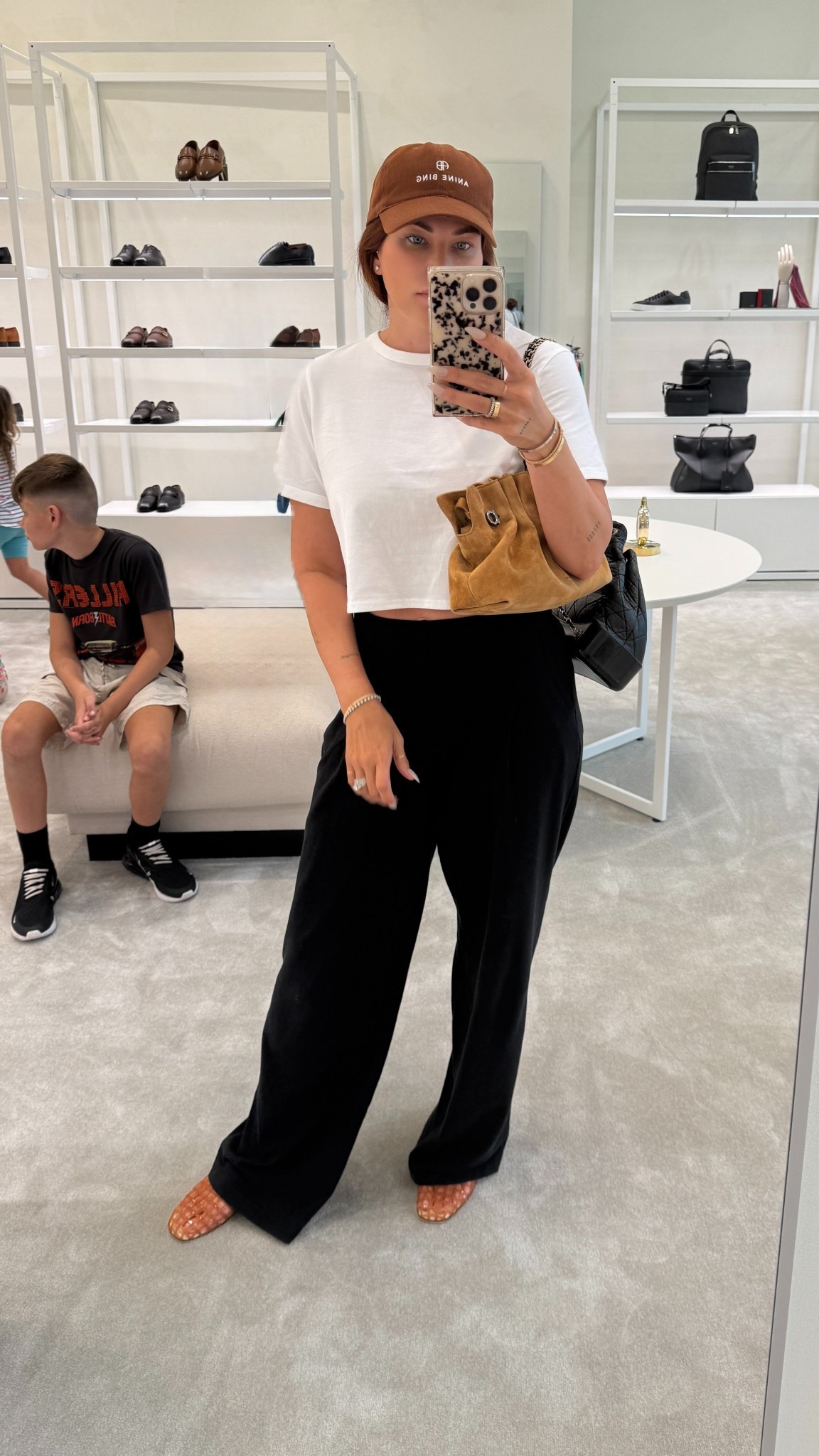 Comfy chic - stock up on this Tee in every color, it’s that good. And found a dupe for my Vince jelly mules that are sold out in this color!

#LTKShoeCrush #LTKStyleTip #LTKOver40