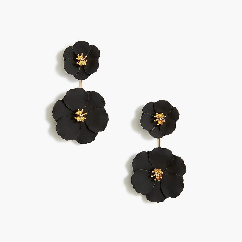 Flower statement earrings | J.Crew Factory