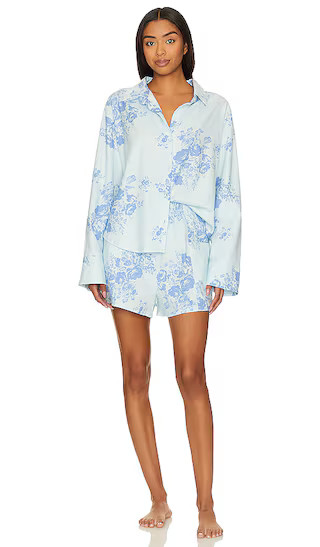 x Intimately FP Early Morning Sleep Set in Chambray Combo | Revolve Clothing (Global)